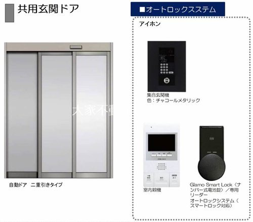 【シャーメゾンクージースクエアのセキュリティ】