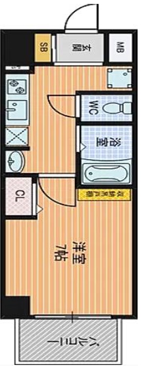 ラナップスクエア大阪城西の間取り