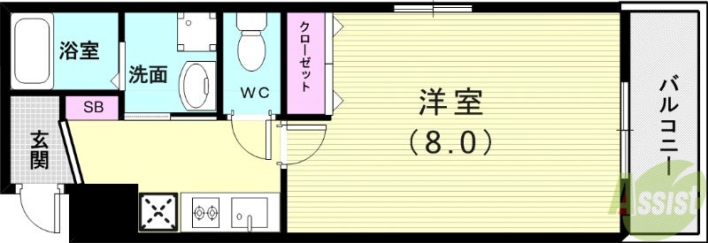 DITAエハコ垂水シーテラスの間取り