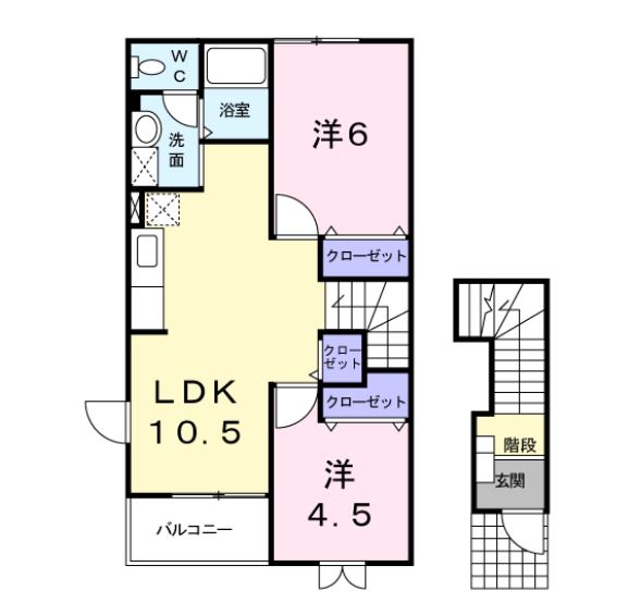 GARAKU　雅・楽の間取り