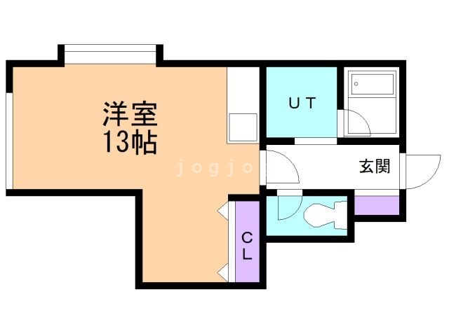 札幌市中央区南六条西のマンションの間取り