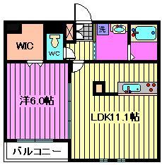 さいたま市大宮区櫛引町のマンションの間取り