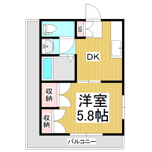 朝倉ビルの間取り