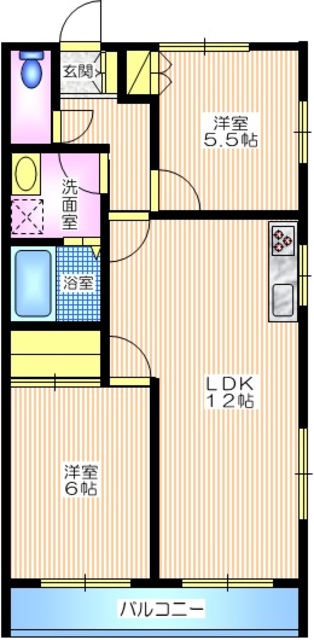 Ｔｒｉｐｌｅｔ　トリプレットの間取り