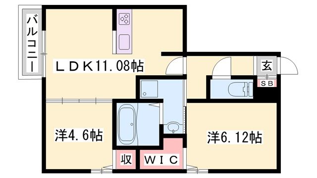 レジデンス北野IIの間取り