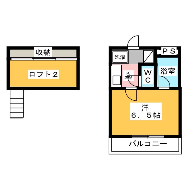 東起ＳＫＹメゾンの間取り