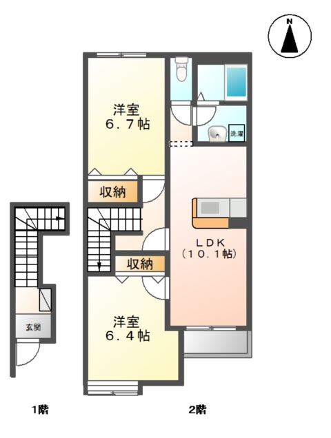 フォレストメゾン７２の間取り