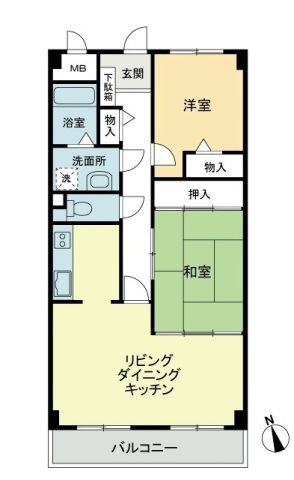 【スカール明日香の間取り】
