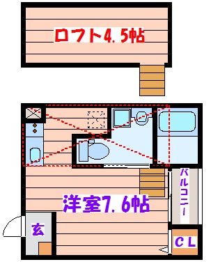 シエル若林の間取り