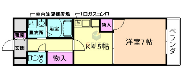 【メゾンセルクルの間取り】