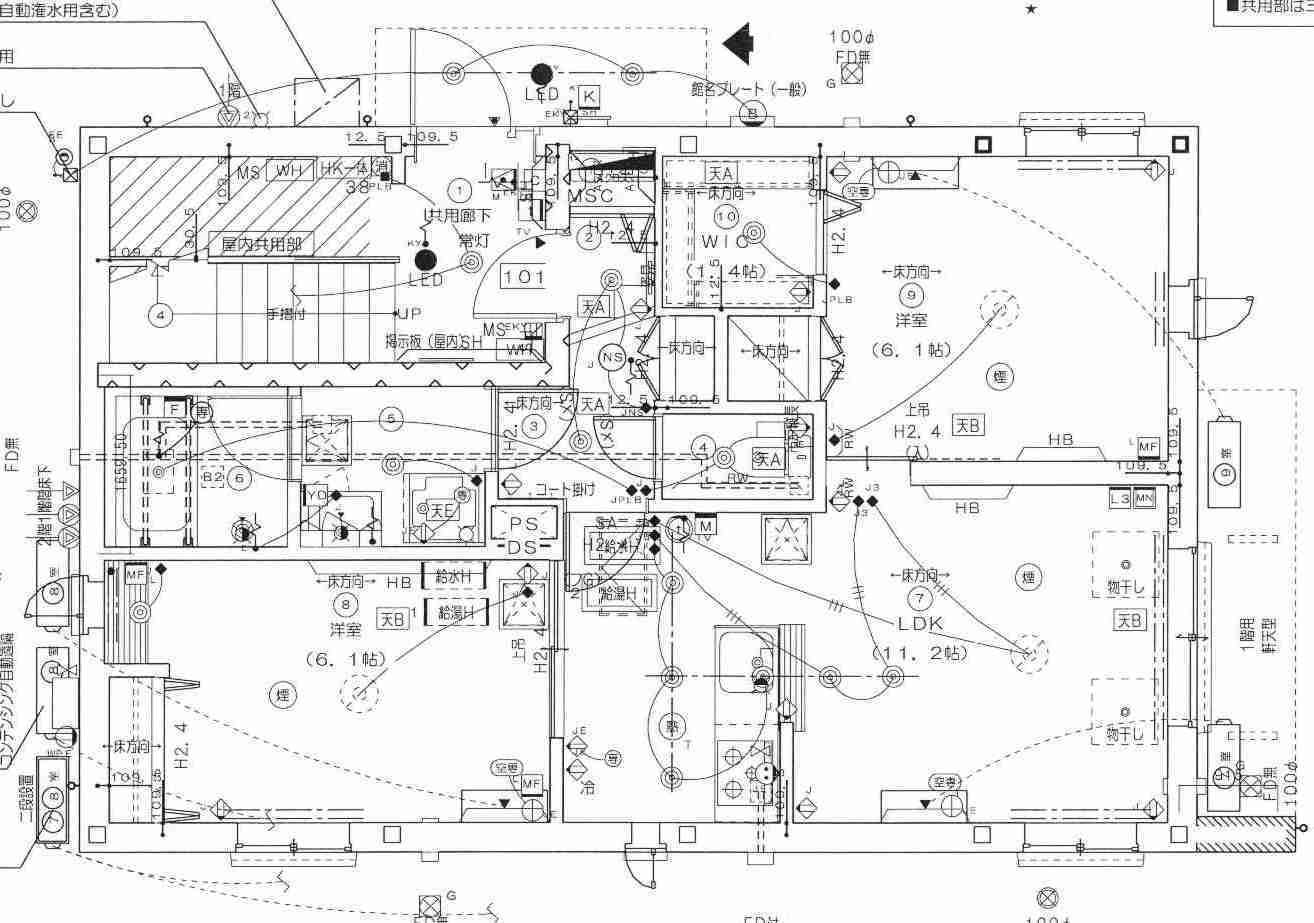 （仮称）渋谷区代々木４丁目計画の間取り