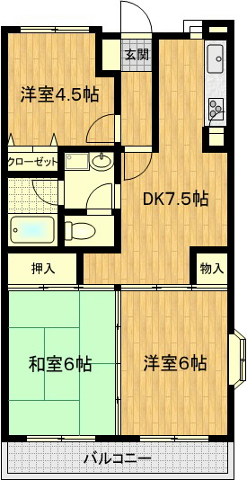 メゾンデュークの間取り