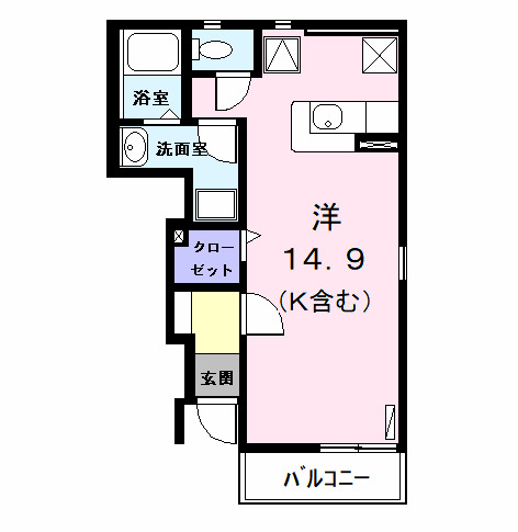 Ｄｉａ　Ｃｒａｎｅの間取り