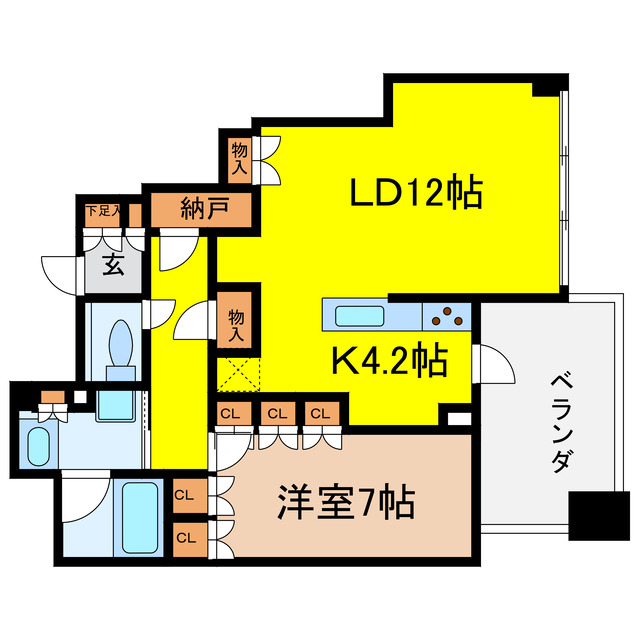 梅田ガーデンレジデンスの間取り