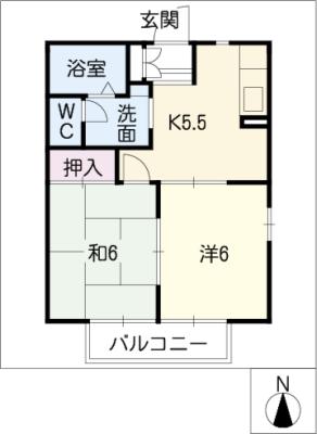 ソシア新舞子IIの間取り