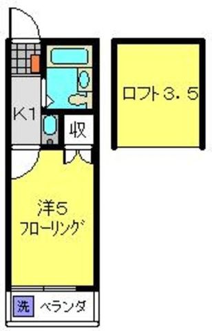 オーパス１二俣川の間取り