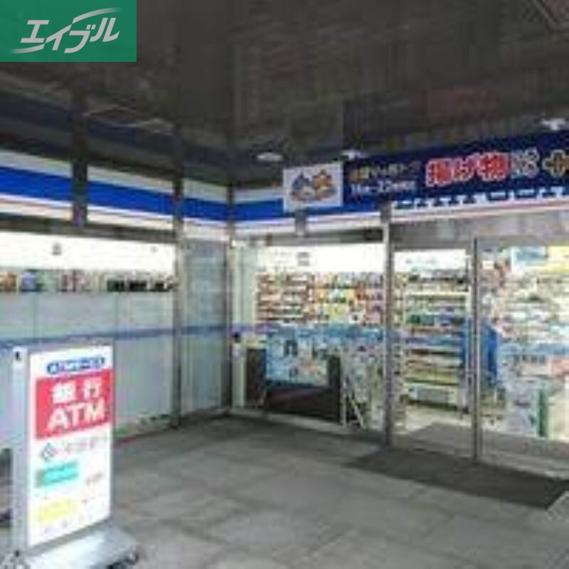 コンビニ　ローソン岡山磨屋町店（コンビニ）まで597m