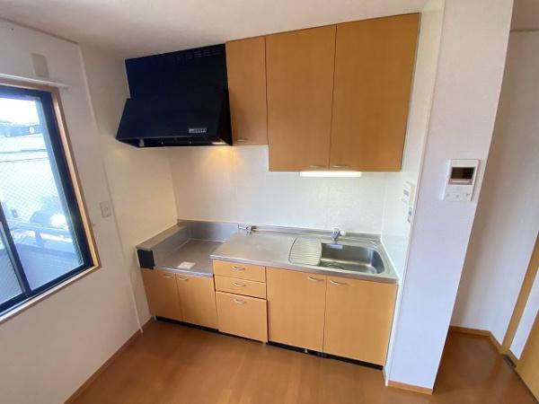 キッチン　ガスコンロ設置可！