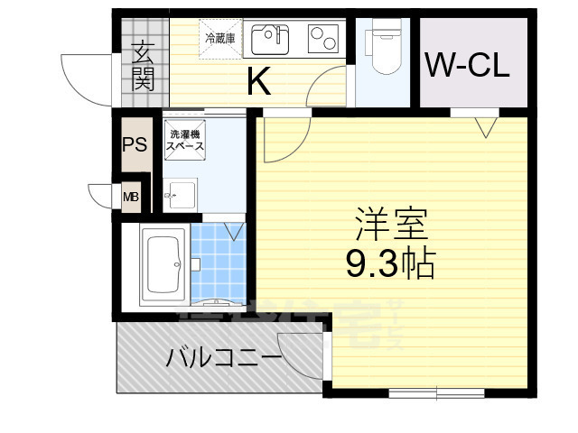 フジパレス出来島WEST5番館の間取り写真