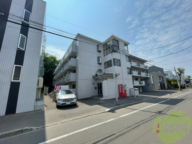 建物外観　札幌市北区北１９条西「ホワイトパレス」