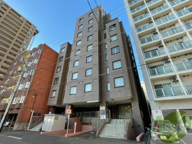 建物外観　札幌市中央区南３条西「ライオンズシティ南３条」