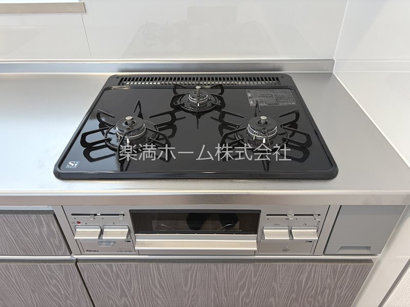 その他　3口ガスシステムキッチン♪