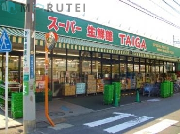 スーパー　スーパー生鮮館TAIGA川崎中原店（スーパー）まで542m