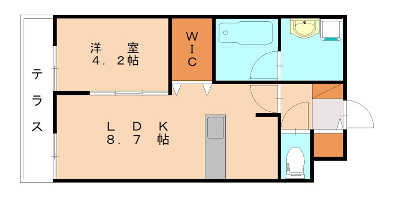 四季荘の間取り写真