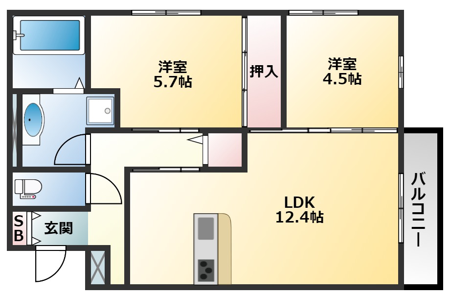 East forestの間取り写真