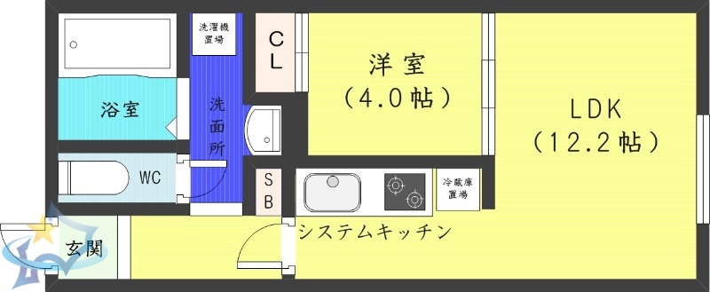 FERIO山鼻の間取り写真