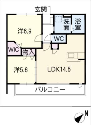 オアシスの間取り写真