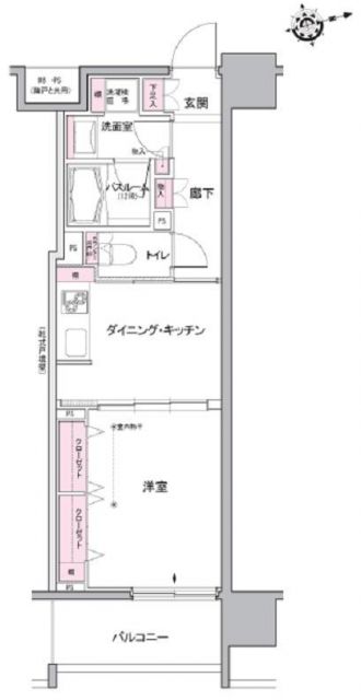 クリオ松戸伍番館の間取り写真