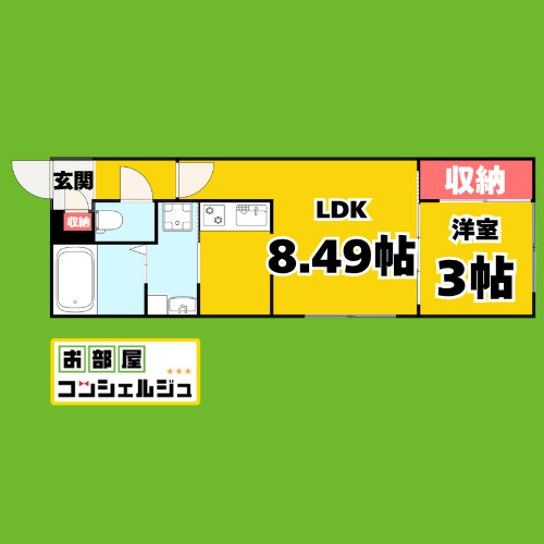 quador吹上VERTの間取り写真