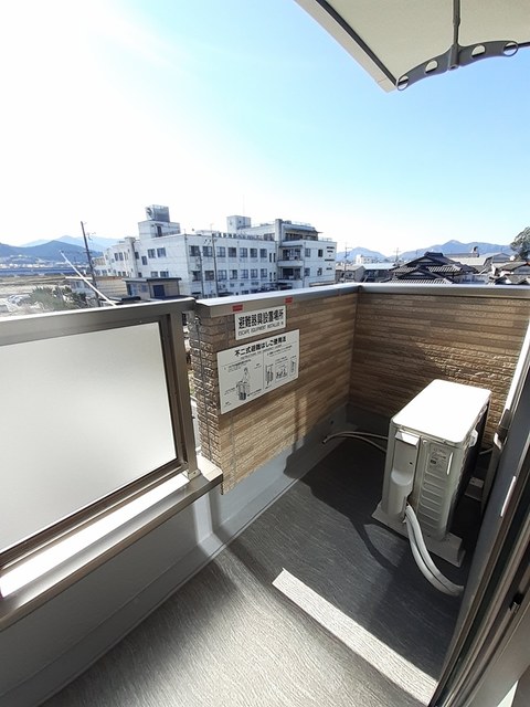 バルコニー　最上階で日当たり良好◎