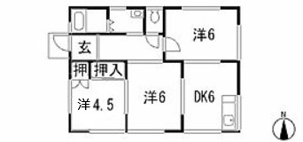 ＪＲ常磐線 神立駅 徒歩21分 1階建 築29年の間取り写真