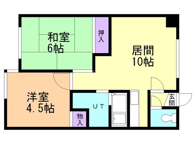 ユニオンハイツＢの間取り
