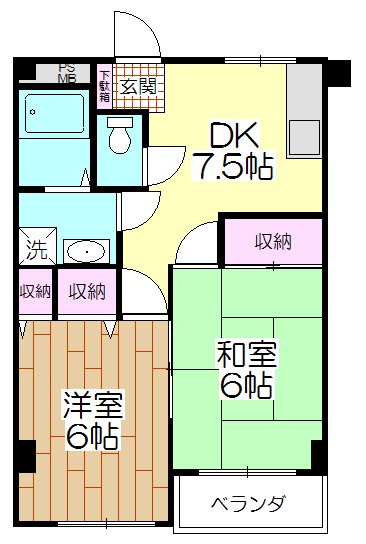 ネット第78ビルの間取り