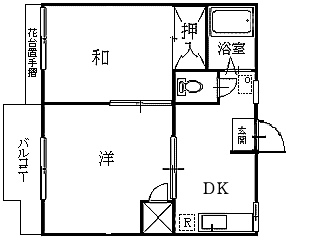 ライブシティαの間取り