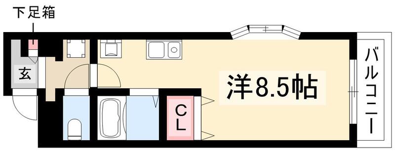 アヴァンス日ノ出の間取り