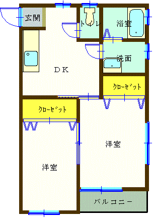 プレンティタカヤマの間取り