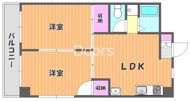 アミティー山崎の間取り