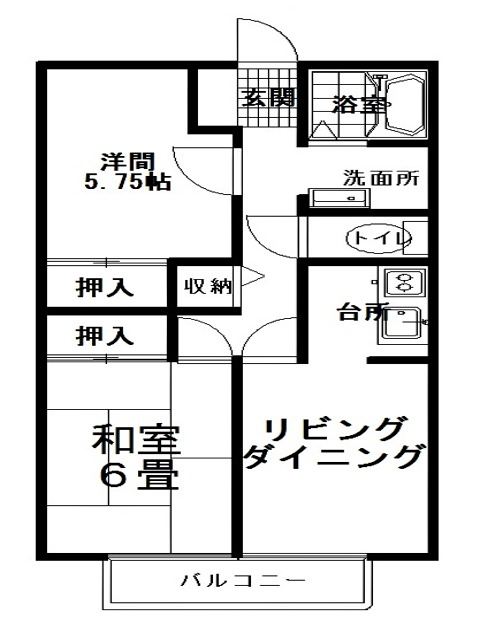 グレイスJUN・Aの間取り