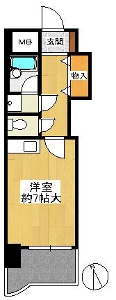 ライオンズマンション熊本中央の間取り