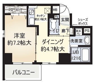 カーサセレーネの間取り写真