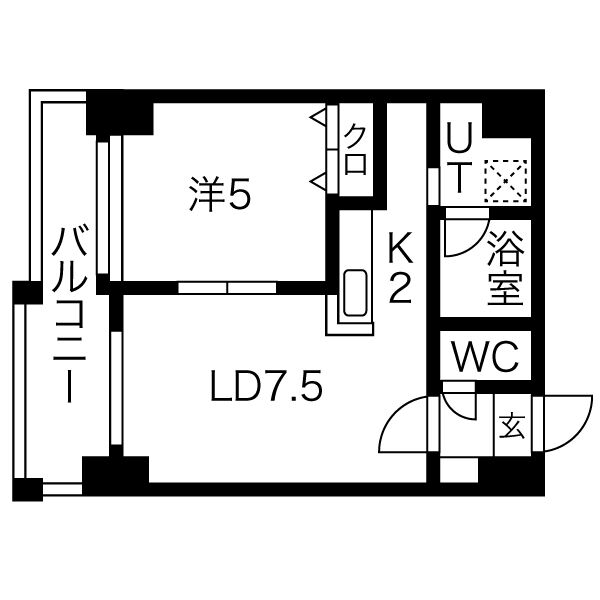 メープル元町の間取り