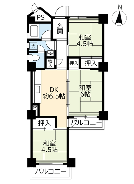 ＵＲ高座台の間取り