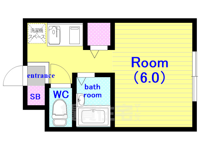 サンラック西京極の間取り