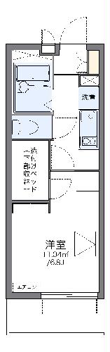 レオパレスＫＡＺＵIIIの間取り