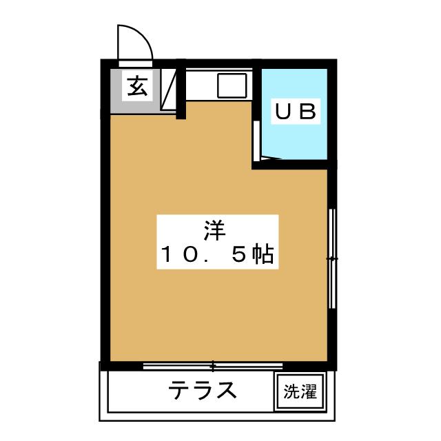 小さいアパートメント_間取り_0