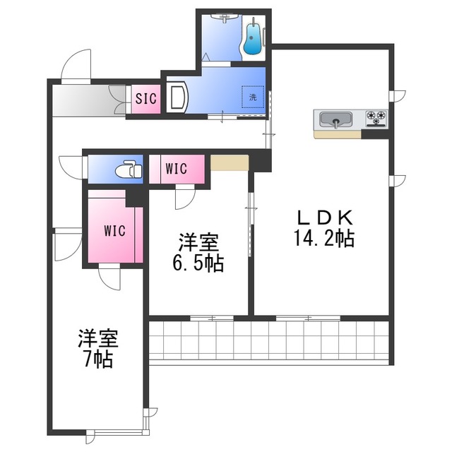 【ベレオＲｉａｎ　IIの間取り】